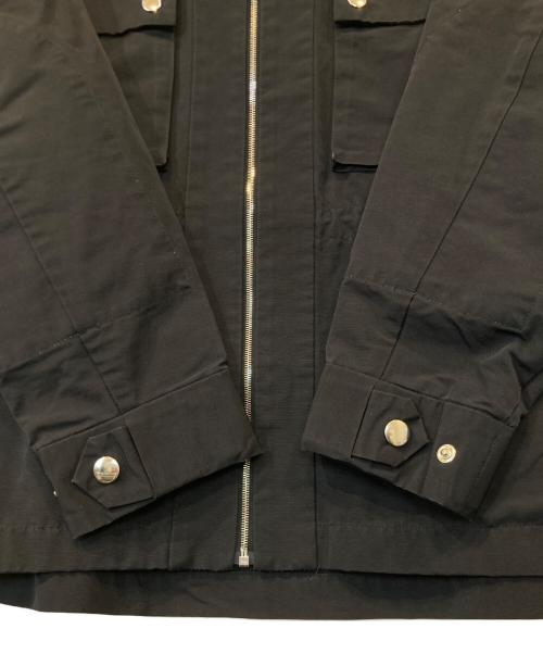 DRESSTERIOR（ドレステリア）DRESSTERIOR (ドレステリア) ブライトグログランスタンドカラーブルゾン ブラック サイズ:36の古着・服飾アイテム