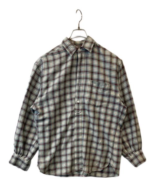 POLO COUNTRY（ポロカントリー）POLO COUNTRY (ポロカントリー) チェックシャツ レッド×グレー サイズ:6の古着・服飾アイテム