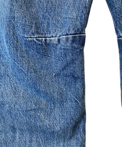 ZARA（ザラ）ZARA (ザラ) TRF クラッシュ加工入りバギーバルーンミッドライズデニムパンツ インディゴ サイズ:EUR 40の古着・服飾アイテム