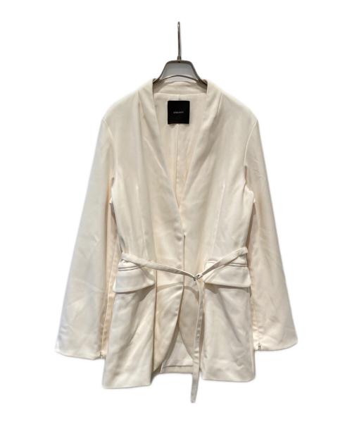 anuans（アニュアンス）anuans (アニュアンス) ミドルレングススリットスリーブジャケット　1523501374 アイボリー サイズ:FREEの古着・服飾アイテム