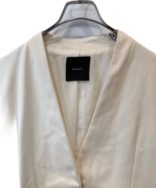 anuans（アニュアンス）anuans (アニュアンス) ミドルレングススリットスリーブジャケット　1523501374 アイボリー サイズ:FREEの古着・服飾アイテム