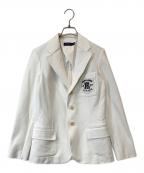 POLO RALPH LAURENポロ・ラルフローレン）の古着「ワッペンコットンブレザー」｜ホワイト