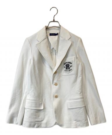 ポロラルフローレン　ブレザー　コットンストレッチ　洗える　ワッペン　現行タグ　4 中古・古着通販】POLO RALPH LAUREN (ポロ・ラルフローレン) ワッペン