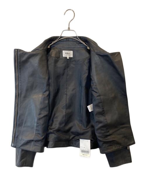 49AV junko shimada（フォーティーナインアベニュージュンコシマダ）49AV junko shimada (フォーティーナインアベニュージュンコシマダ) レザージャケット ブラック サイズ:40の古着・服飾アイテム