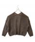 evam eva (エヴァムエヴァ) モヘアシルクカーディガン ブラウン サイズ:M：11000円