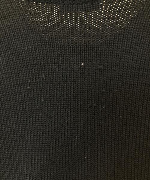 Drumohr（ドルモア）Drumohr (ドルモア) ケーブルクルーニット 21-15-0002-899 ブラック サイズ:48の古着・服飾アイテム