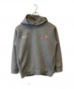 clubhaus×tangramクラブハウス×タングラム）の古着「DOUBLE KNIT HOODIE　TGA-MF21」｜グレー