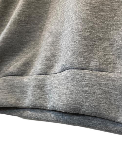 clubhaus（クラブハウス）clubhaus (クラブハウス) tangram (タングラム) DOUBLE KNIT HOODIE　TGA-MF21 グレー サイズ:Mの古着・服飾アイテム