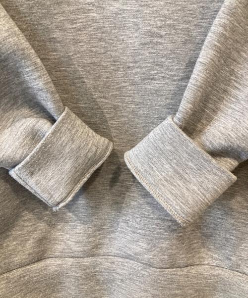 clubhaus（クラブハウス）clubhaus (クラブハウス) tangram (タングラム) DOUBLE KNIT HOODIE　TGA-MF21 グレー サイズ:Mの古着・服飾アイテム