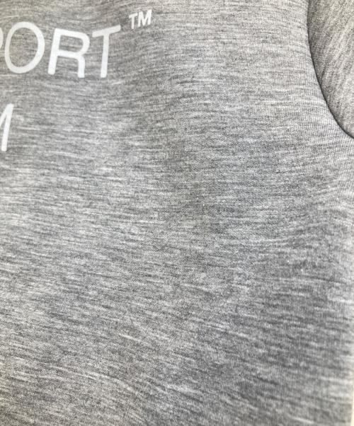 clubhaus（クラブハウス）clubhaus (クラブハウス) tangram (タングラム) DOUBLE KNIT HOODIE　TGA-MF21 グレー サイズ:Mの古着・服飾アイテム