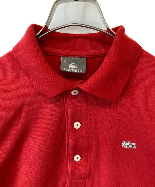 LACOSTE（ラコステ）LACOSTE (ラコステ) ポロシャツ レッド サイズ:2の古着・服飾アイテム