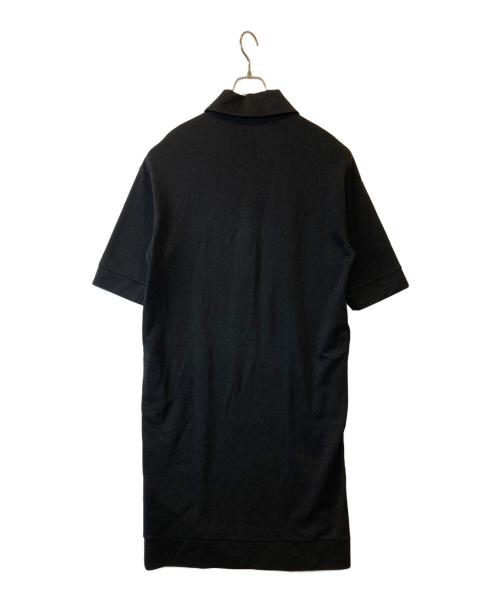 ELIN（エリン）ELIN　 (エリン) ニットポロジャージーワンピース　12005-24-0901 ブラック サイズ:36の古着・服飾アイテム
