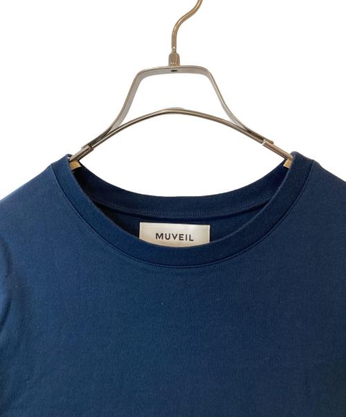 MUVELI（ミュベール）MUVELI (ミュベール) ブドウレース コンビジャージ ワンピース　MA212UA001 ネイビー サイズ:36の古着・服飾アイテム