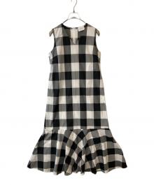 UNITED ARROWS（ユナイテッドアローズ）の古着「FABRICA Ｖネック ワンピース　1526-199-5025」｜グレー