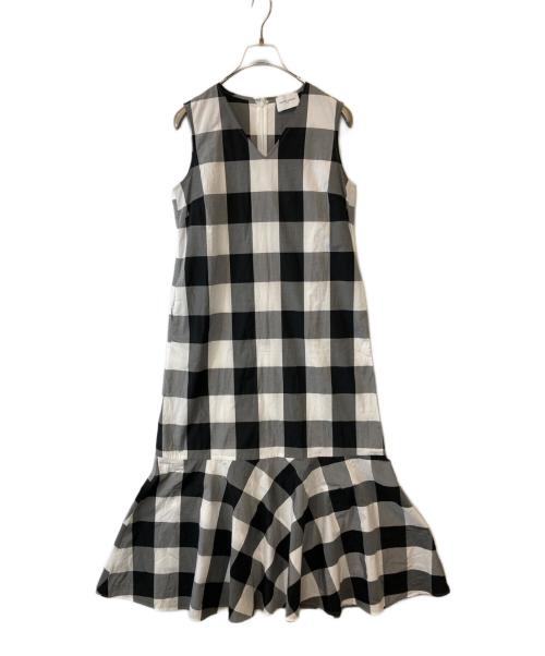 UNITED ARROWS（ユナイテッドアローズ）UNITED ARROWS (ユナイテッドアローズ) FABRICA Ｖネック ワンピース　1526-199-5025 グレー サイズ:36の古着・服飾アイテム