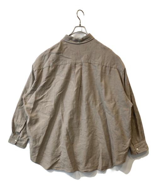 Graphpaper（グラフペーパー）Graphpaper (グラフペーパー) Color-Nep Oxford L/S B.D shirt GM221-50089 シャツ ブラウン サイズ:FREEの古着・服飾アイテム