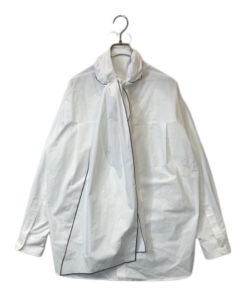 15 quinze（カーンズ）15 quinze (カーンズ) ボウタイシャツ ホワイト サイズ:FREE 未使用品の古着・服飾アイテム