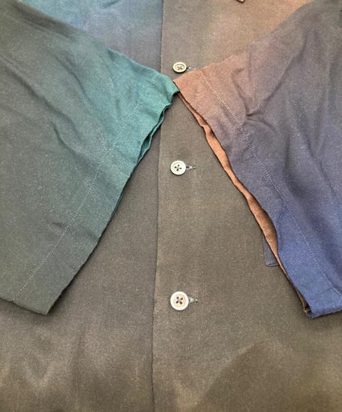 stein（シュタイン）stein (シュタイン) OVERSIZED CUPRO OPEN COLLAR SS SHIRT　ST 523-2 ブラウン サイズ:Lの古着・服飾アイテム