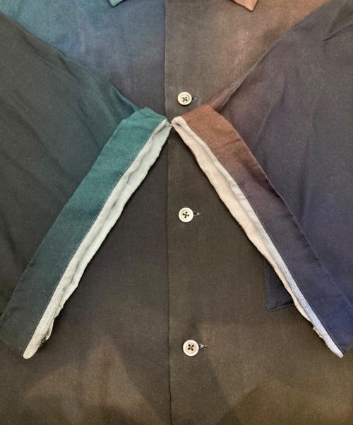 stein（シュタイン）stein (シュタイン) OVERSIZED CUPRO OPEN COLLAR SS SHIRT　ST 523-2 ブラウン サイズ:Lの古着・服飾アイテム