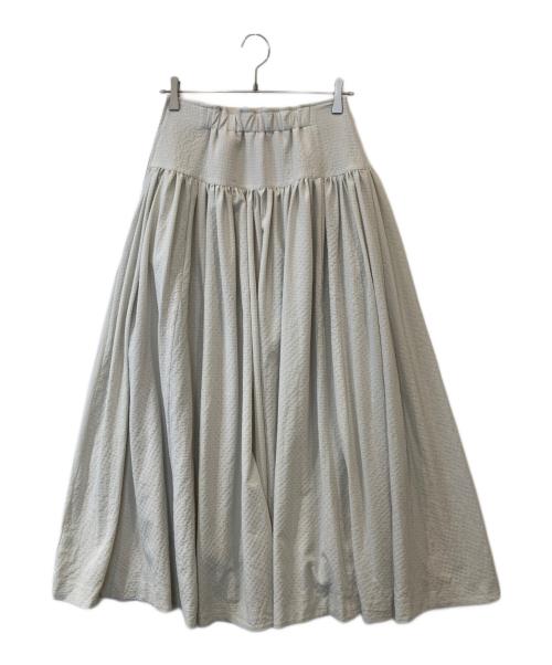 meri（ミーリー）meri (ミーリー) アシメ切替ティアードボリュームスカート　B250102 アイボリー サイズ:FREEの古着・服飾アイテム
