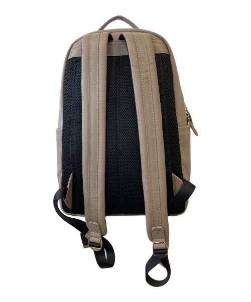 MURA（ムラ）MURA (ムラ) シュリンクレザー ダブルジッパー バックパック ブラウン サイズ:FREEの古着・服飾アイテム