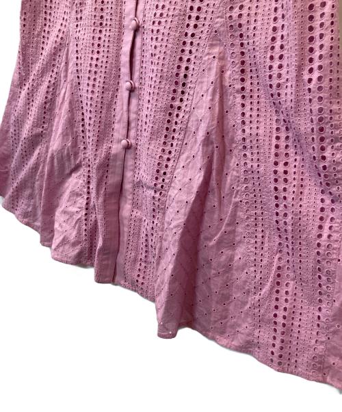 LANVIN en Bleu（ランバンオンブルー）LANVIN en Bleu (ランバンオンブルー) ボタニカルダイレースワンピース　3036314 ラベンダー サイズ:36の古着・服飾アイテム