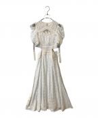 Snidelスナイデル）の古着「スイッチングデコルテオープンワンピ　SWFO231087」｜ホワイト