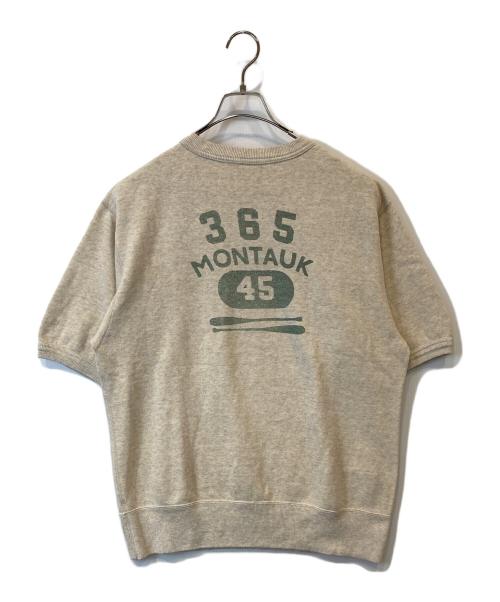 45R（フォーティファイブ・アール）45R (フォーティファイブ・アール) 超ガーゼ裏毛908 スウェット ベージュ サイズ:FREEの古着・服飾アイテム