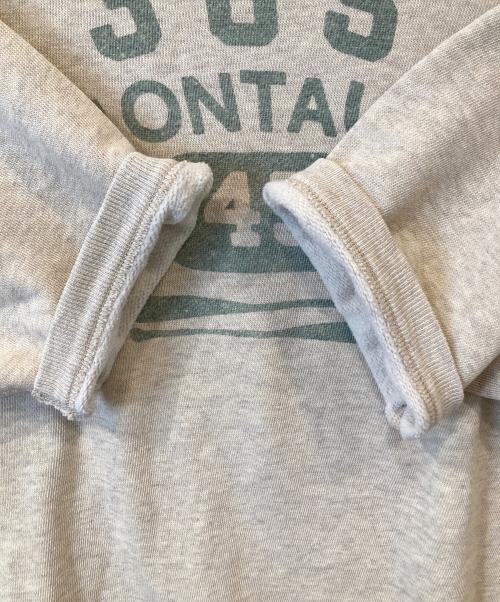 45R（フォーティファイブ・アール）45R (フォーティファイブ・アール) 超ガーゼ裏毛908 スウェット ベージュ サイズ:FREEの古着・服飾アイテム