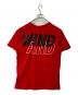 WIND AND SEA (ウィンダンシー) プリントTシャツ   WDS-CS-13 レッド サイズ:L：5000円