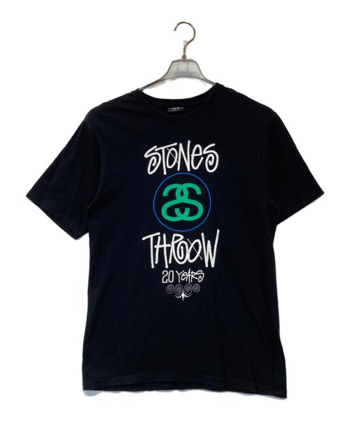 stussy（ステューシー）stussy (ステューシー) STONES THROW 20th Aniv.Tee ストーンズ・スロウ 20thアニバーサリー ティー ブラック サイズ:Mの古着・服飾アイテム