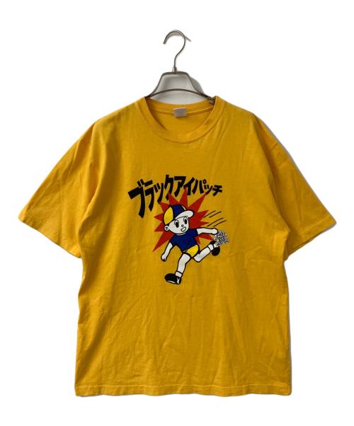 THE BLACK EYE PATCH（ブラックアイパッチ）THE BLACK EYE PATCH (ブラックアイパッチ) CHILDREN AT PLAY TEE　（チルドレンアットプレイティー） イエロー サイズ:Lの古着・服飾アイテム