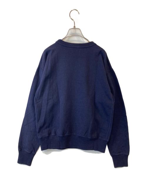 45rpm（45アールピーエム）45rpm (45アールピーエム) プリントスウェット　 MADISON AV ネイビー サイズ:4の古着・服飾アイテム