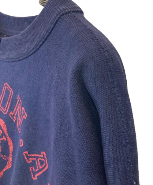 45rpm（45アールピーエム）45rpm (45アールピーエム) プリントスウェット　 MADISON AV ネイビー サイズ:4の古着・服飾アイテム