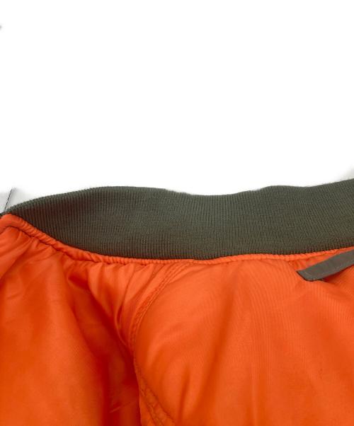 HOUSTON（ヒューストン）HOUSTON (ヒューストン) MA-1ジャケット 50316 ジャケット ブルゾン カーキ サイズ:Mの古着・服飾アイテム