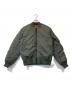 HOUSTON（ヒューストン）の古着「MA-1ジャケット 50316 ジャケット ブルゾン」｜カーキ