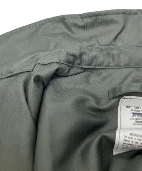 ALPHA（アルファ）ALPHA (アルファ) CWU-36Pフライトジャケット 8415-01-010-1911 カーキ サイズ:Mの古着・服飾アイテム