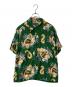 Sun Surf（サンサーフ）の古着「RAYON HAWAIIAN SHIRT “MACINTOSH UKULELE”　SS38565」｜グリーン