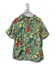Sun Surf（サンサーフ）の古着「RAYON HAWAIIAN SHIRT “SYMBOL OF THE ISLANDS”　SS39026」｜グリーン