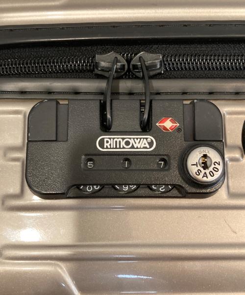 RIMOWA（リモワ）RIMOWA (リモワ) キャリーバッグ ベージュの古着・服飾アイテム
