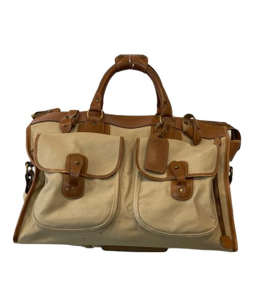 GHURKA（グルカ）GHURKA (グルカ) ボストンバッグ ブラウン×ベージュ サイズ:FREEの古着・服飾アイテム