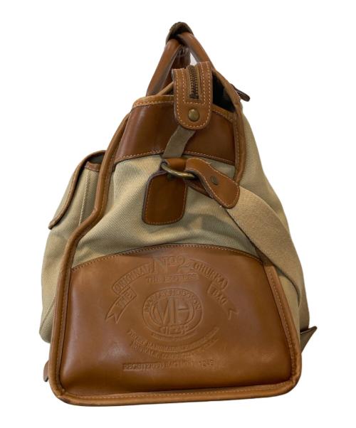 GHURKA（グルカ）GHURKA (グルカ) ボストンバッグ ブラウン×ベージュ サイズ:FREEの古着・服飾アイテム