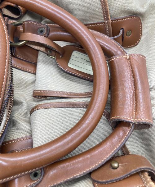 GHURKA（グルカ）GHURKA (グルカ) ボストンバッグ ブラウン×ベージュ サイズ:FREEの古着・服飾アイテム