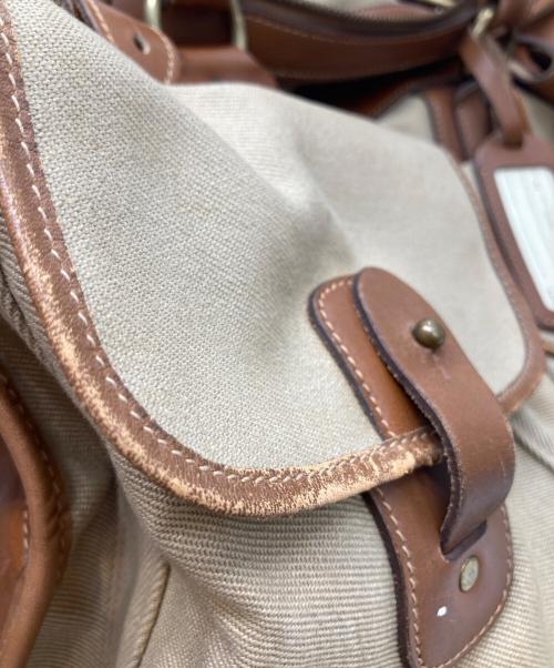 GHURKA（グルカ）GHURKA (グルカ) ボストンバッグ ブラウン×ベージュ サイズ:FREEの古着・服飾アイテム