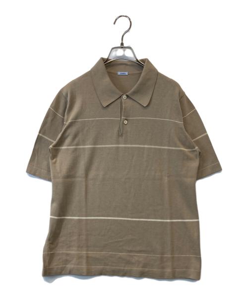 MALO（マーロ）MALO (マーロ) ニットポロシャツ ブラウン サイズ:表示がないため不明の古着・服飾アイテム