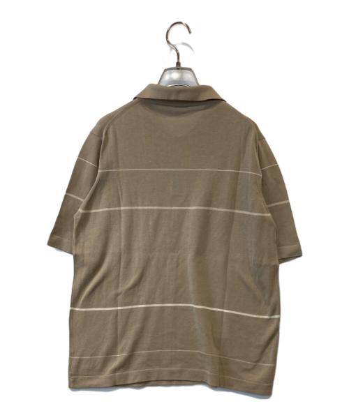 MALO（マーロ）MALO (マーロ) ニットポロシャツ ブラウン サイズ:表示がないため不明の古着・服飾アイテム