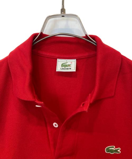 LACOSTE（ラコステ）LACOSTE (ラコステ) ポロシャツ レッド サイズ:3の古着・服飾アイテム