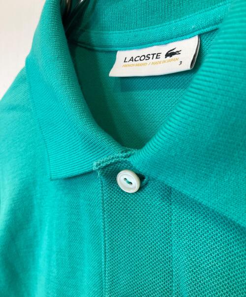 LACOSTE（ラコステ）LACOSTE (ラコステ) ポロシャツ グリーン サイズ:3の古着・服飾アイテム