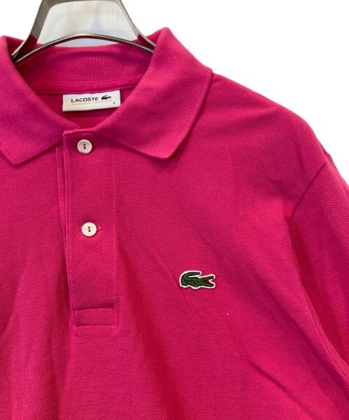 LACOSTE（ラコステ）LACOSTE (ラコステ) ポロシャツ ショッキングピンク サイズ:3の古着・服飾アイテム