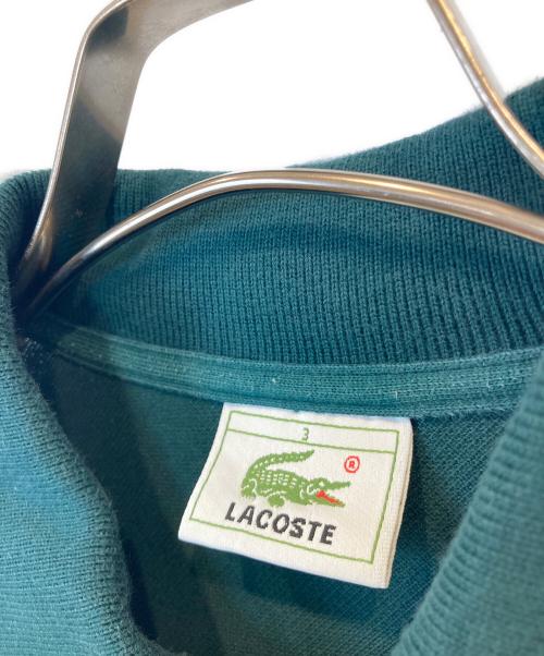 LACOSTE（ラコステ）LACOSTE (ラコステ) ポロシャツ グリーン サイズ:3の古着・服飾アイテム